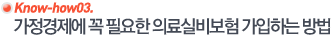 가정경제에 꼭 필요한 의료실비보험 가입하는 방법 가정경제에 꼭 필요한 의료실비보험 가입하는 방법